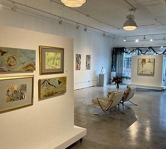 Priscilla Fowler fine art gallery inside the gallery